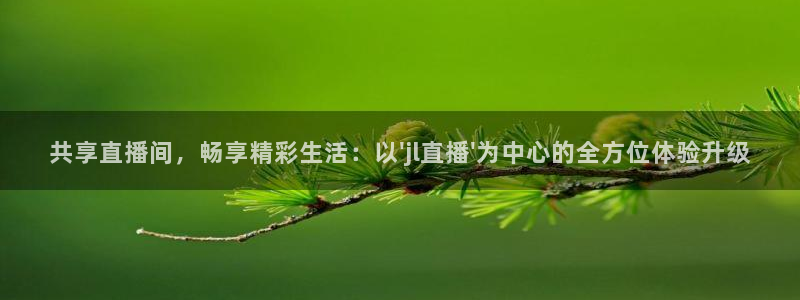 松鼠看球直播：共享直播间，畅享精彩生活：以\'jl直播\'为中心的全方位体验升级