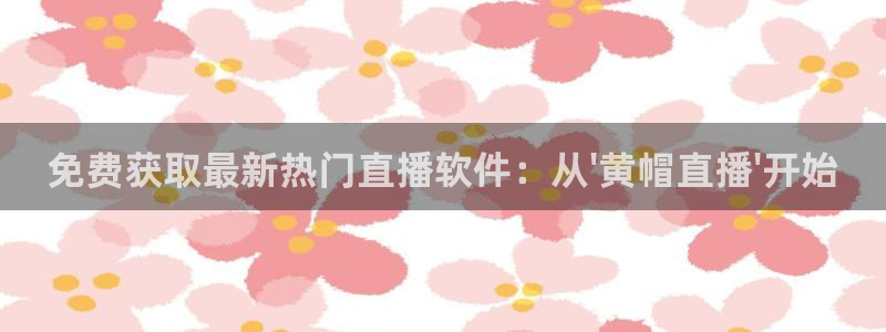 松鼠休闲游戏官网：免费获取最新热门直播软件：从\'黄帽直播\'开始